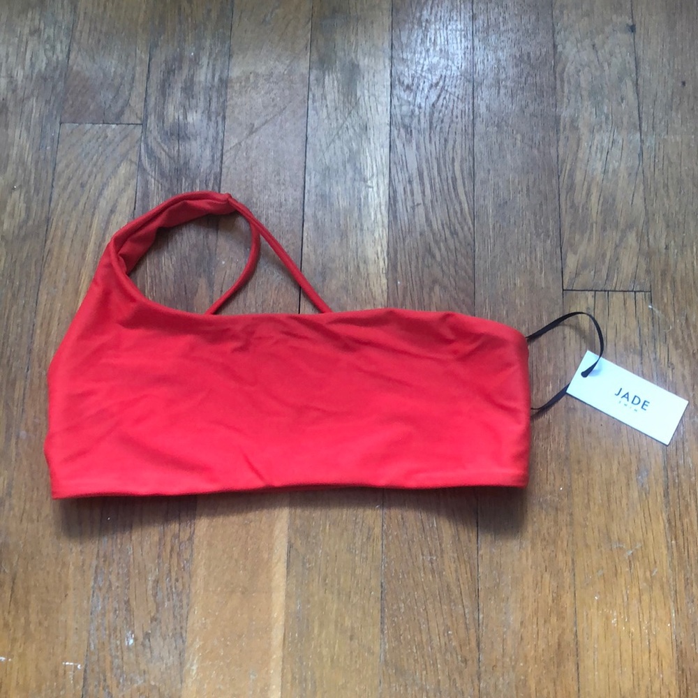 Jade Swim Apex one shoulder top- NWT